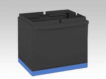 Modul 40 Liter 400x300x350 mm, schwarz-blau (pro Stück)