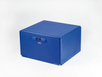 Fahrrad Delivery Box, 85 Liter, 570x550x335 mm blau