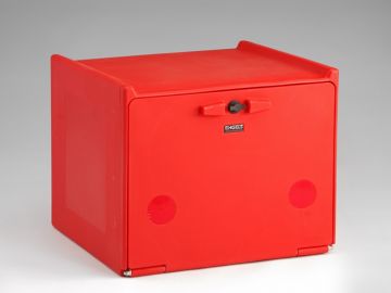 Pizzabox 90L, 560x520x440 mm, rot