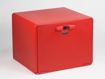 Scooterbox 120 Liter, 570x530x440 mm, rot