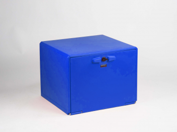 Scooterbox 120 Liter, 570x530x440 mm, blau