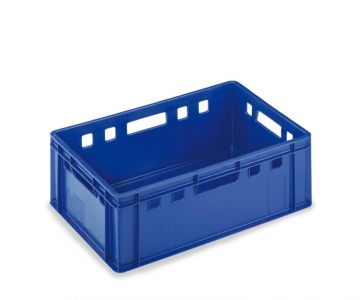 Euronorm Fleischerkasten 60x40x20cm, 35 Liter, blau