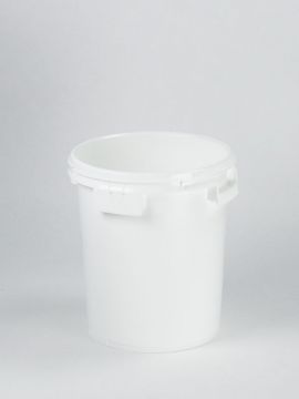 Becher ø 33,3x37,7cm, 20 Liter, Öffnung: ø29,5 cm, weiß, PP, ohne Deckel