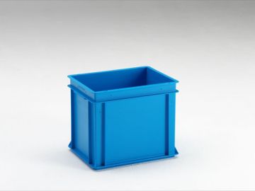 Normbox stapelbare Kunststoffbehälter 400x300x325 mm, 30L PP virgin blau