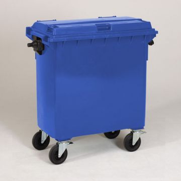 Rolcontainer 770 liter blauw