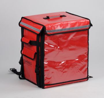 Pizzaliefertasche, 80 Liter rot