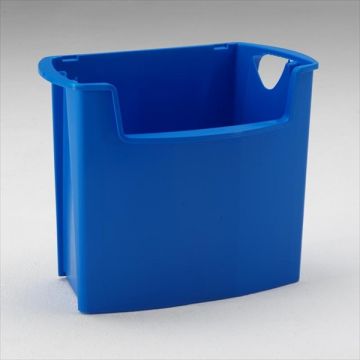 Papier u. Glaskorb 49x30x38,5cm 32 Ltr geschlossen, mit Öffnung,blau