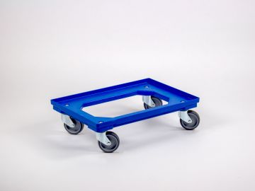 Transportroller, 600x400x160 mm, blauw