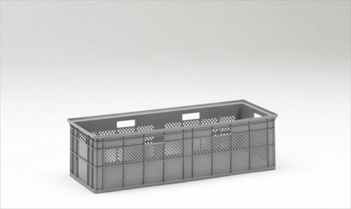 Kunststoff Großvolumenbehälter, 105x38x30cm, 100l, Wände perforiert