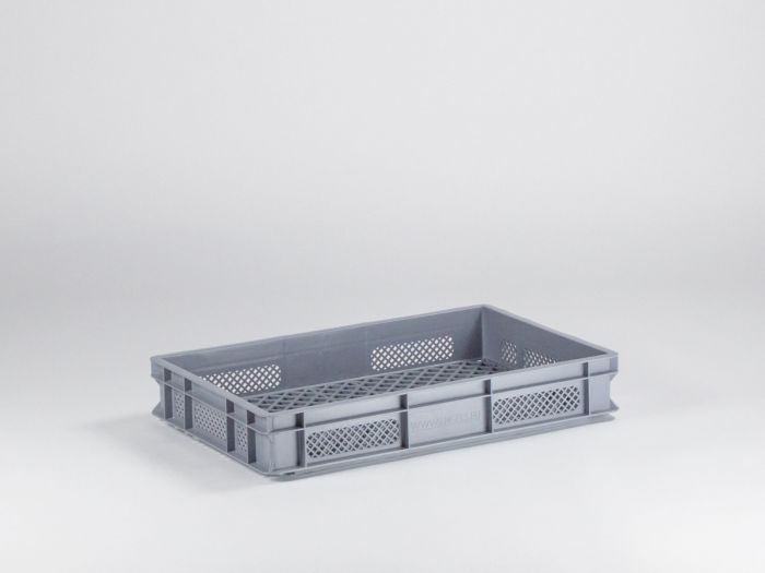 Perfobox catering crate 600x400x100 mm, 18L with closed grip