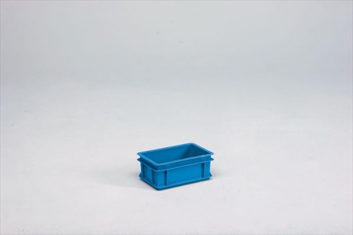 Normbox stapelbare Kunststoffbehälter 300x200x120 mm, 5L PP virgin blau