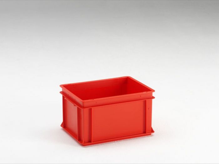 Normbox stapelbare Kunststoffbehälter 400x300x220 mm, 20L PP virgin rood