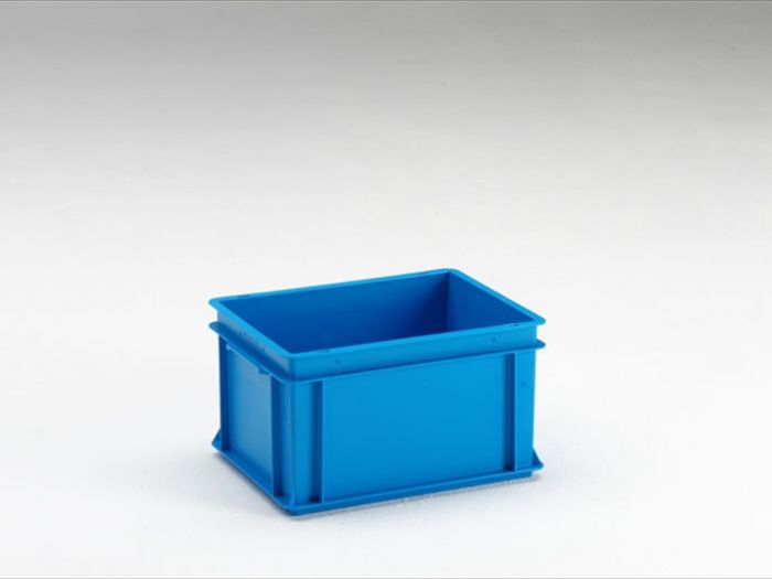 Normbox stapelbare Kunststoffbehälter 400x300x220 mm, 20L PP virgin blau