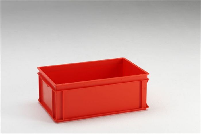 Normbox stapelbare Kunststoffbehälter 600x400x220 mm, 40L PP virgin rood