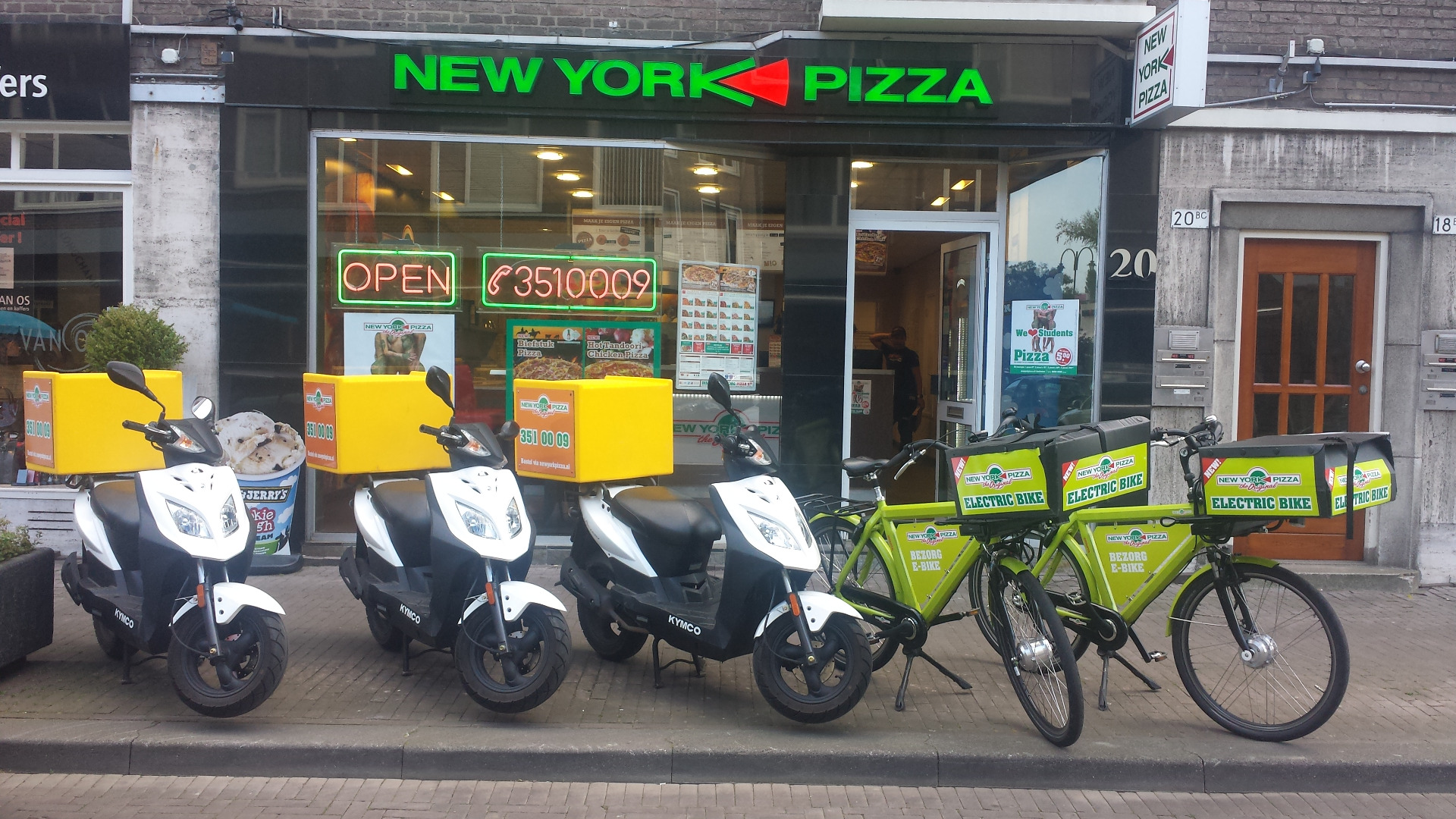 Lieferboxen für roller und fahrrad